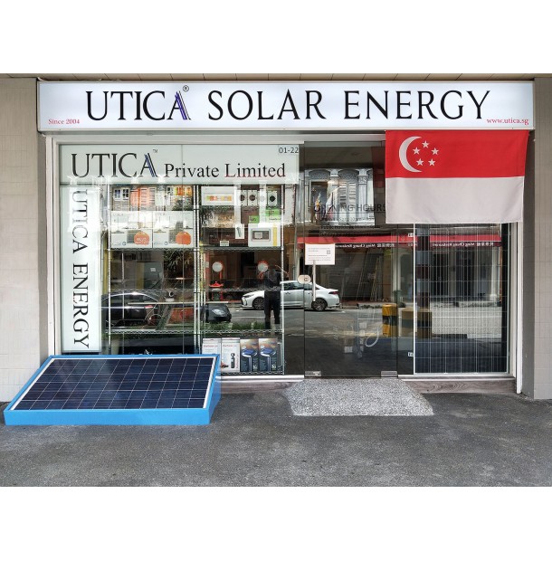 10kWp/ 60m² Roof Surface Area Required For UTICA® UTC-10 Solar Energy System. Grid-Tied Connection 10kWp Photovoltaic Modules.