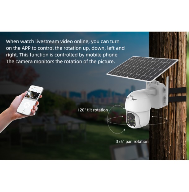 UTICA® Terrfocus 12 WIfi Solar Surveillance Camera