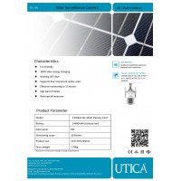 UTICA® Terrfocus 12 WIfi Solar Surveillance Camera